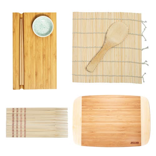 Joyce Chen Sushi Bundle, 6 Piece In Brown