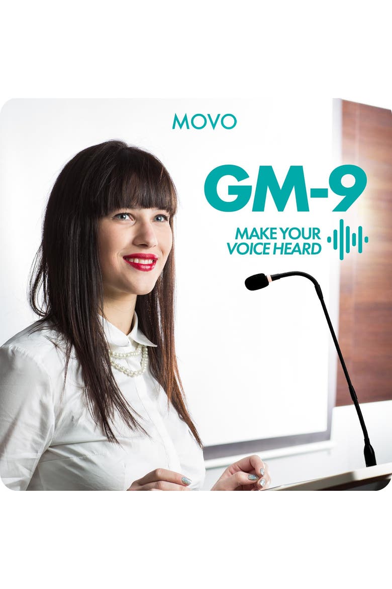 GM-9 XLR Gooseneck Microphone with Interface with XLR Output, Alternate, color, Black