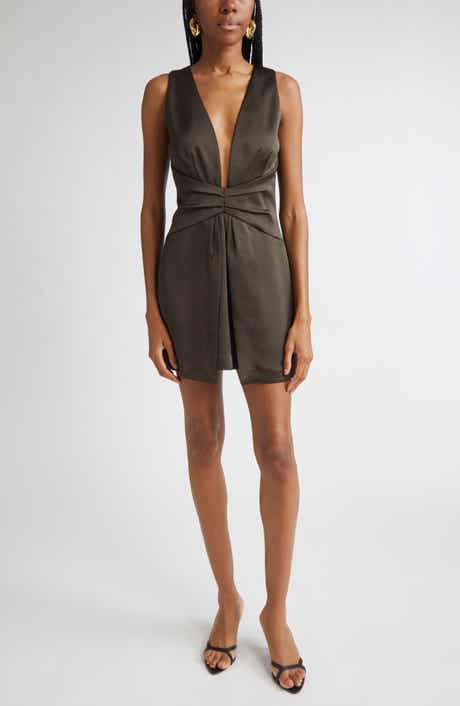 Cassea Plunge Minidress