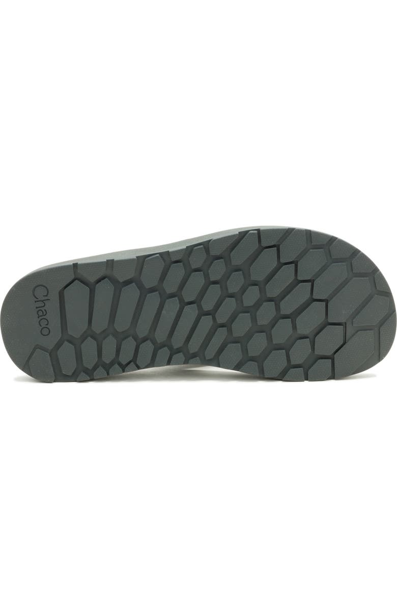 Chaco Lowdown Leather Flip Flop, Alternate, color, Alloy