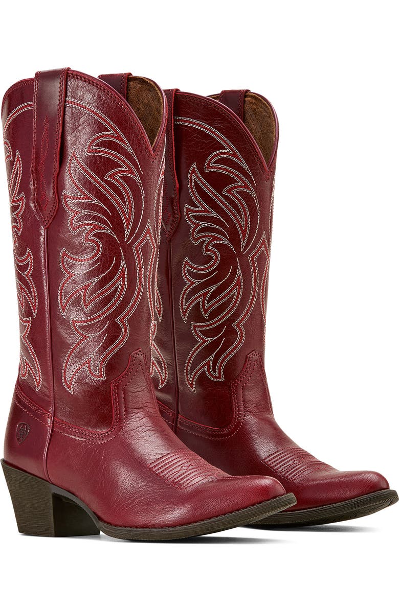 Ariat Heritage Western Boot, Alternate, color, Sangria