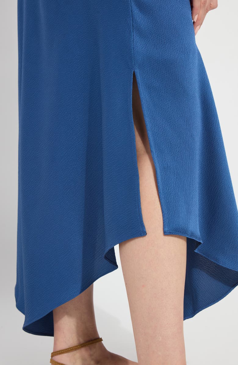 Lysse Sakura Satin Handkerchief Maxi Dress, Alternate, color,