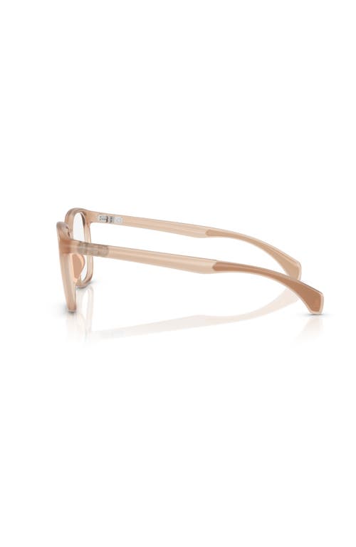 Moncler 53mm Square Optical Glasses In Brown