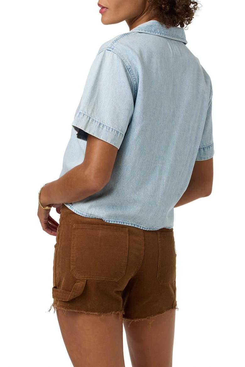 OG Channing Denim Camp Shirt, Alternate, color, INDIGO