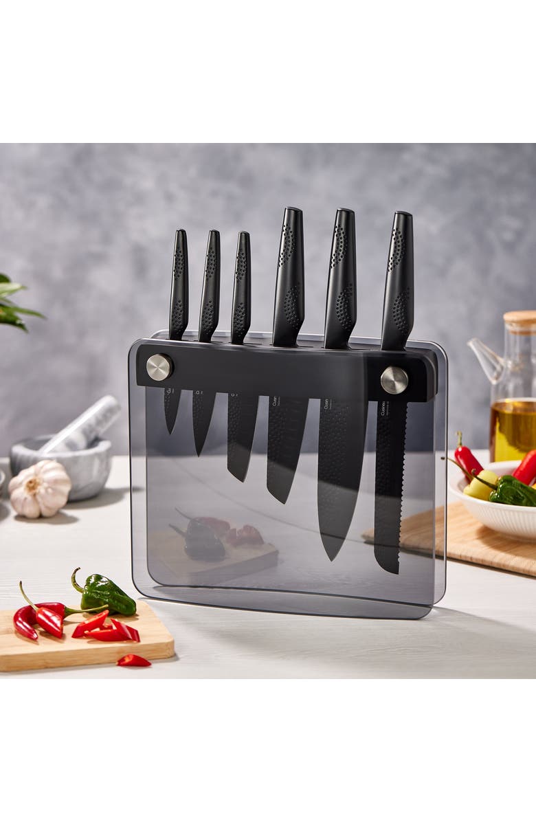 Cuisine::pro<sup>®</sup> iD3<sup>®</sup> BLACK SAMURAI 7-Piece Sakai Knife Block, Alternate, color, Black