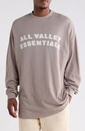 Fear of God Essentials Merch Oversize Long Sleeve Cotton Mesh Graphic T-Shirt