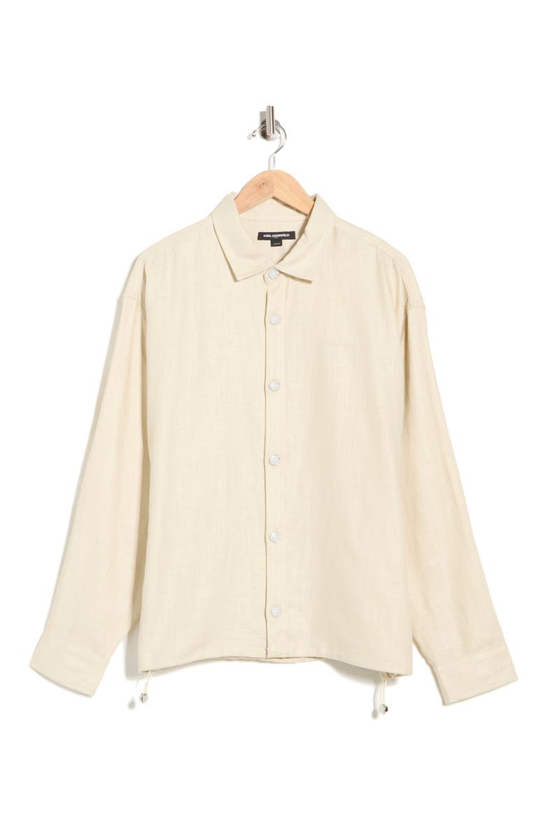 Long Sleeve Shirt Jacket, Alternate, color, NATURAL