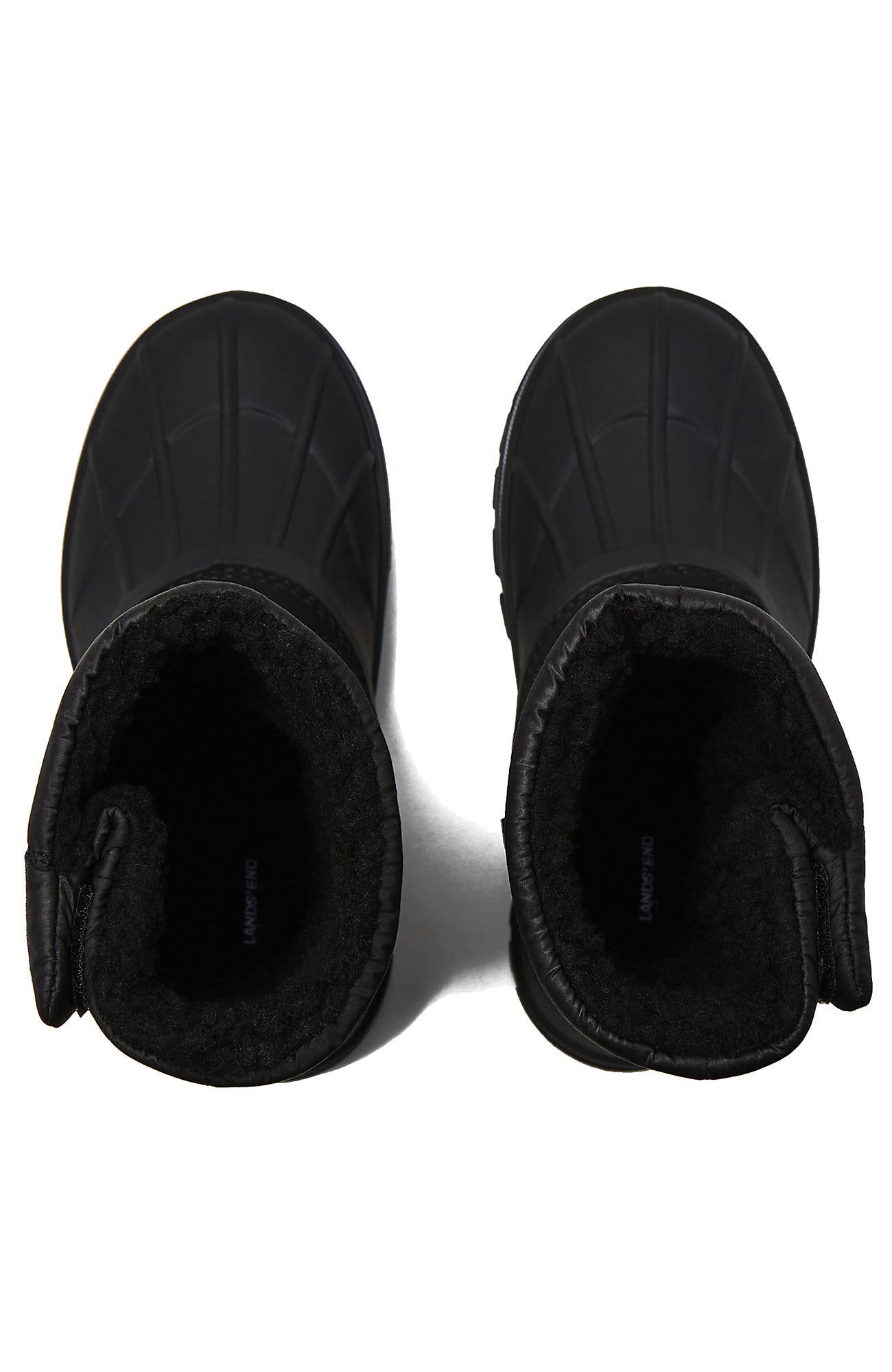 Lands' End Toddlers Frost Insulated Waterproof Snow Boots, Alternate, color, Black