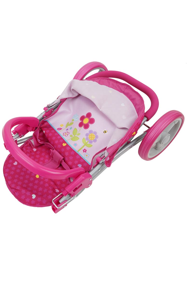 Garden Doll Jogger Stroller, Alternate, color, Pink