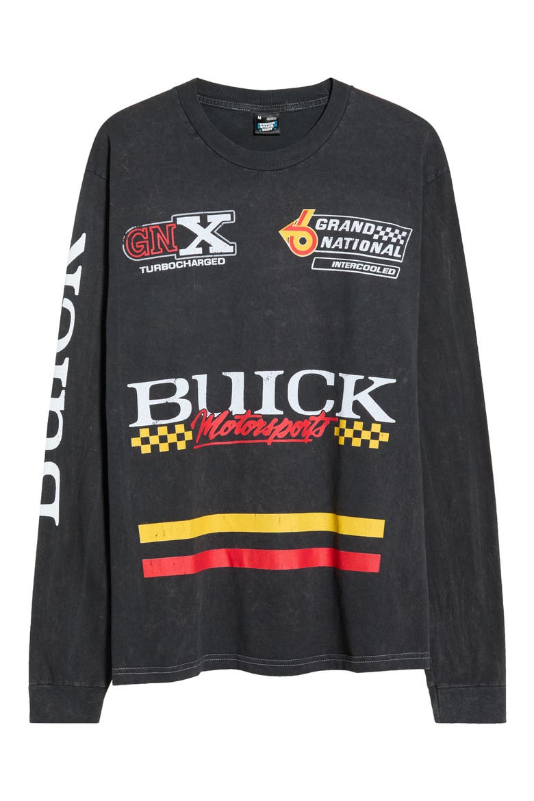 Buick Motorsports Long Sleeve Graphic T-Shirt, Main, color, AGED BLACK
