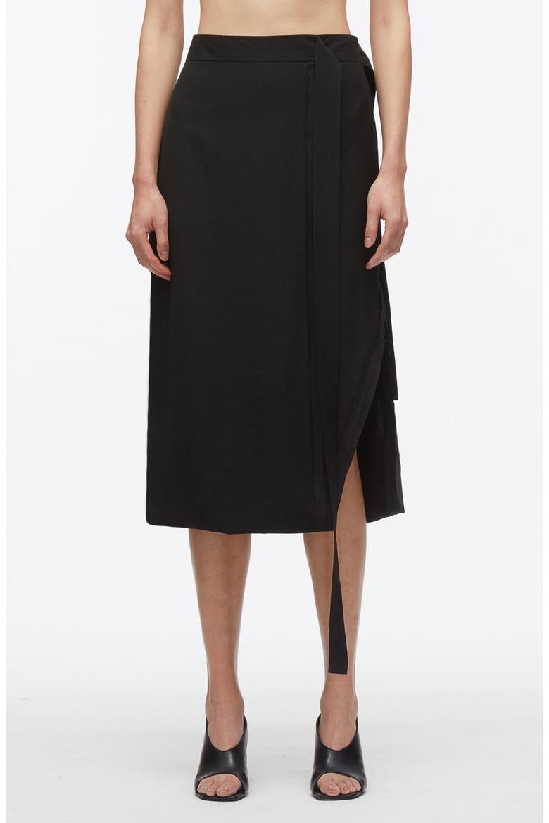Endless Loop Midi Skirt, Main, color, BLACK
