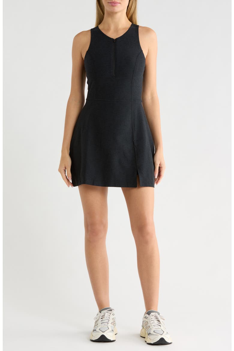 Move Up Sleeveless Minidress, Main, color, DARKEST NIGHT