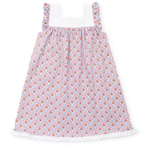 Lila And Hayes Caroline Girls' Dress In Bunting Floral