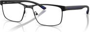 Armani Exchange 56mm Rectangle optical glasses