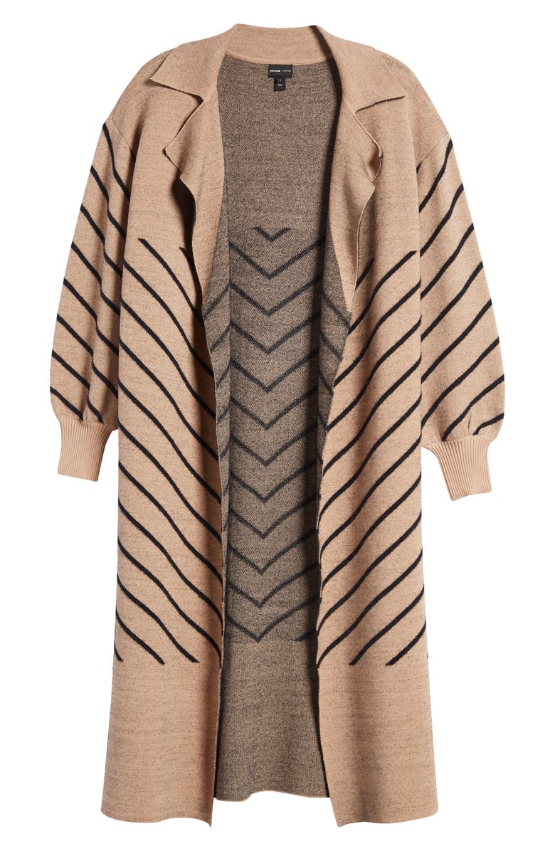 River Island Stripe Jacquard Duster, Alternate, color,