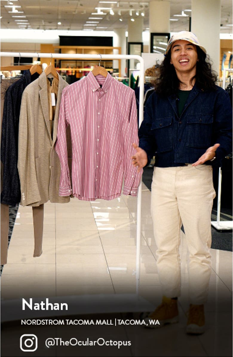 Howard Supima<sup>®</sup> Cotton Blend Oxford Button-Down Shirt, sales video thumbnail