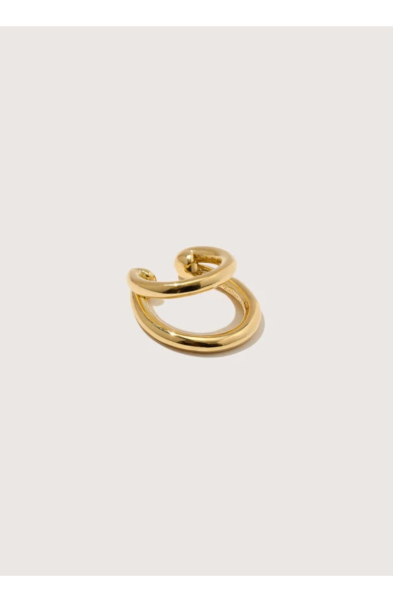 Otiumberg 14kt Gold Double Ear Cuff, Main, color, Yellow Toned Gold