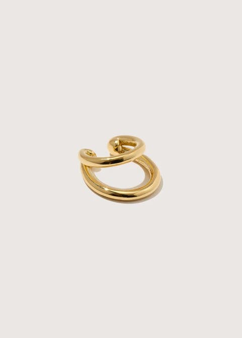14kt Gold Double Ear Cuff