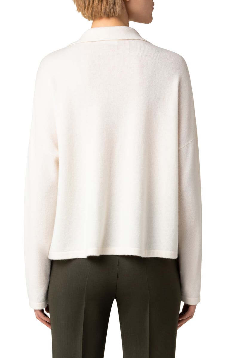 Akris punto Wool & Cashmere Polo Sweater, Alternate, color, 