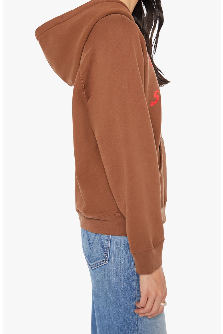 Square Relaxed Fit Cotton Graphic Hoodie, Alternate, color, BREAKING AND STANDING BY