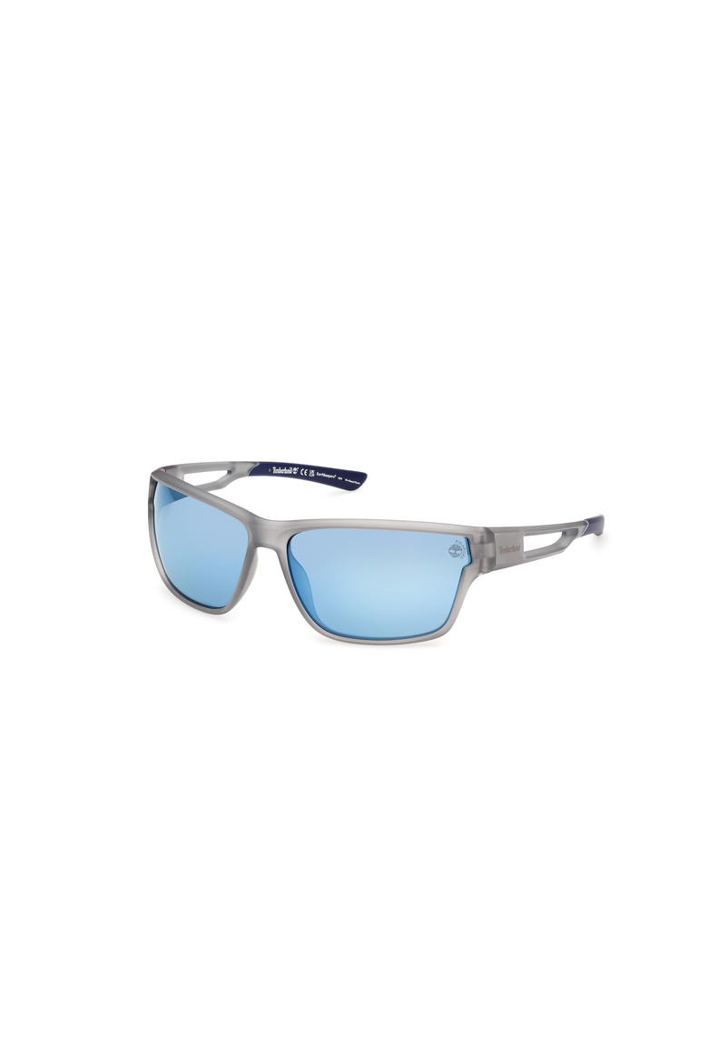 Square Sport Polarized Sunglasses, Main, color, Grey / Smoke Polarized