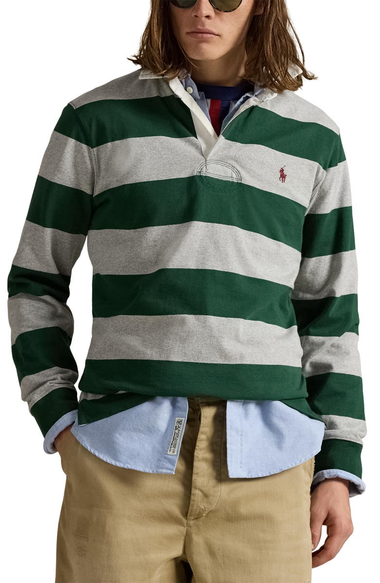 Polo Ralph Lauren The Iconic Rugby Shirt, Main, color, 