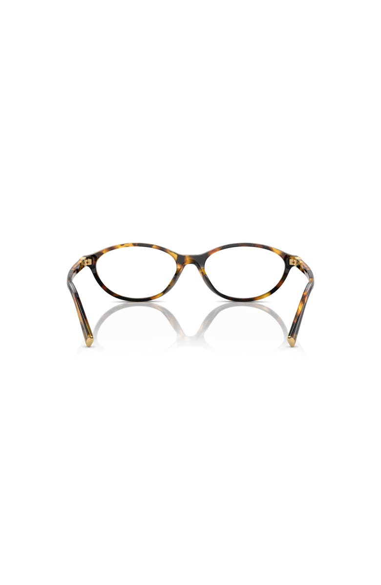 Miu Miu 55mm Oval optical glasses, Alternate, color, Tortoise