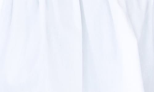 Shop Rain And Rose Smocked Babydoll Top In White