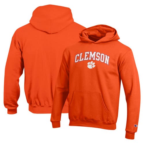 Champion Kids' Youth  Orange Clemson Tigers Campus Pullover Hoodie