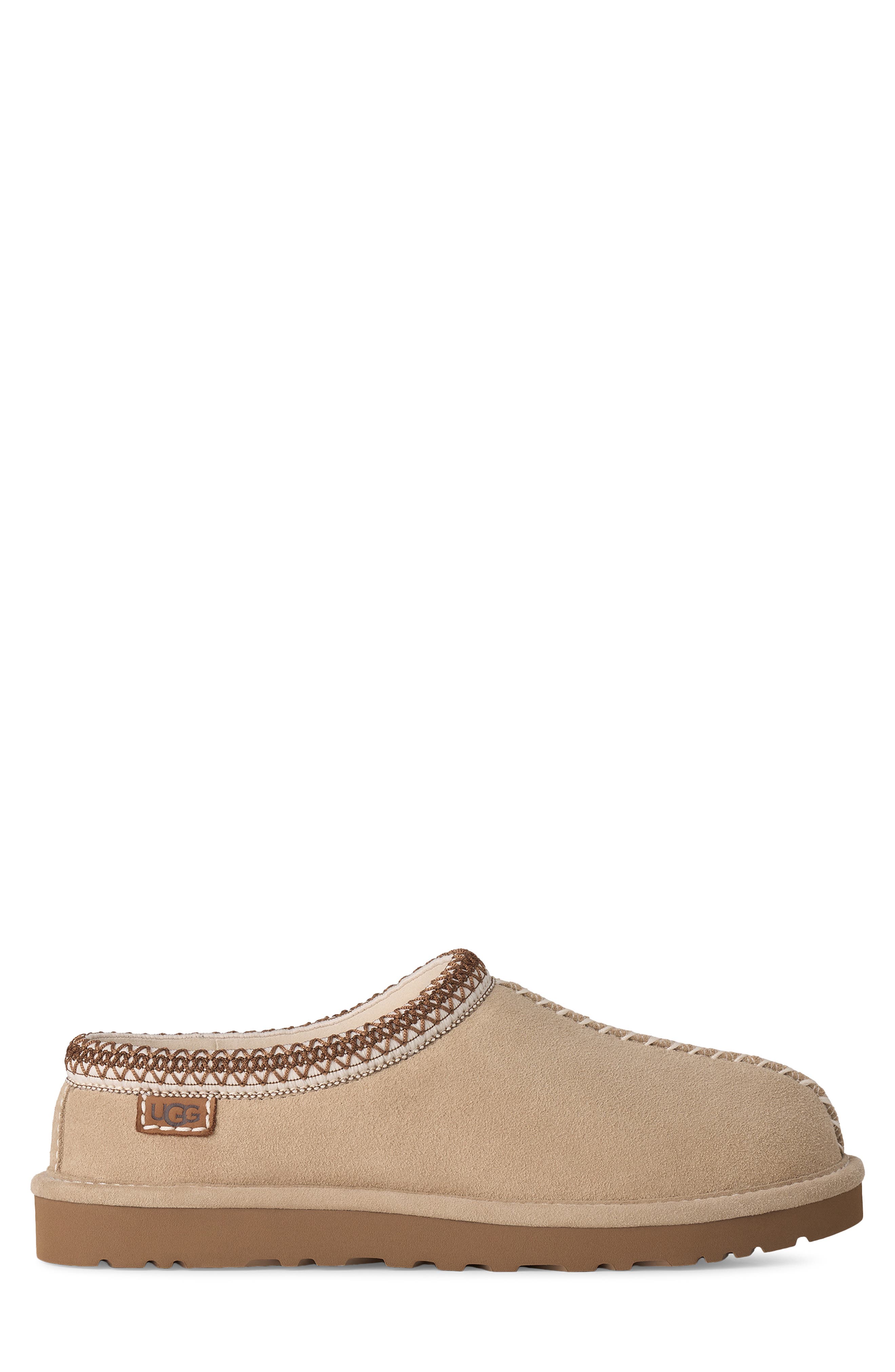 Tasman Stitched Slipper, Alternate, color, SAND