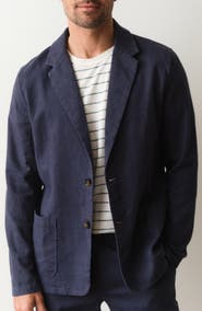 Marine Layer Hemp Blend Blazer