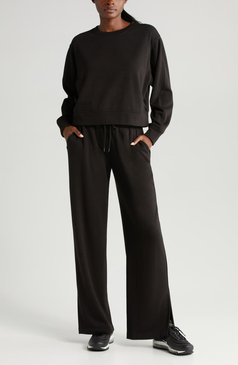 Zella Amazing Lite Cali Crewneck Sweatshirt, Alternate, color, 