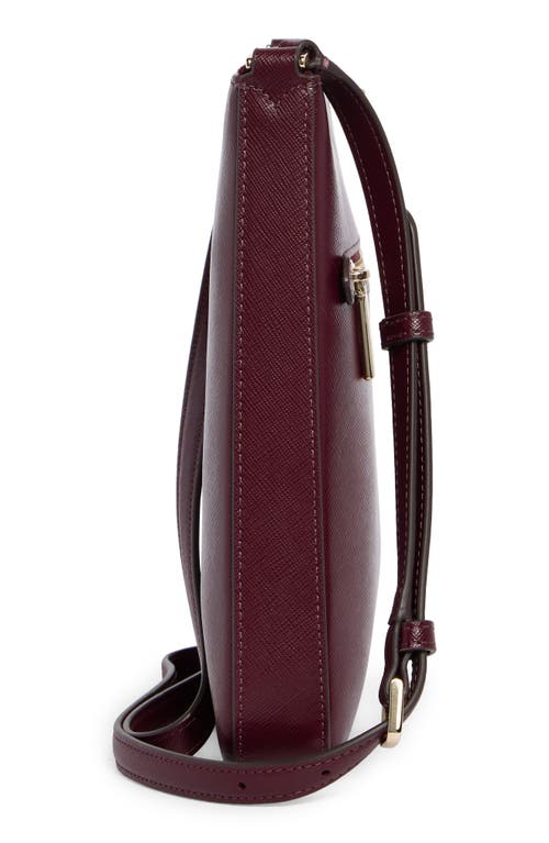 Kate Spade New York North/south Crossbody Bag In Burgundy
