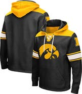 COLOSSEUM Men's Colosseum Black Iowa Hawkeyes 2.0 Lace-Up Pullover Hoodie