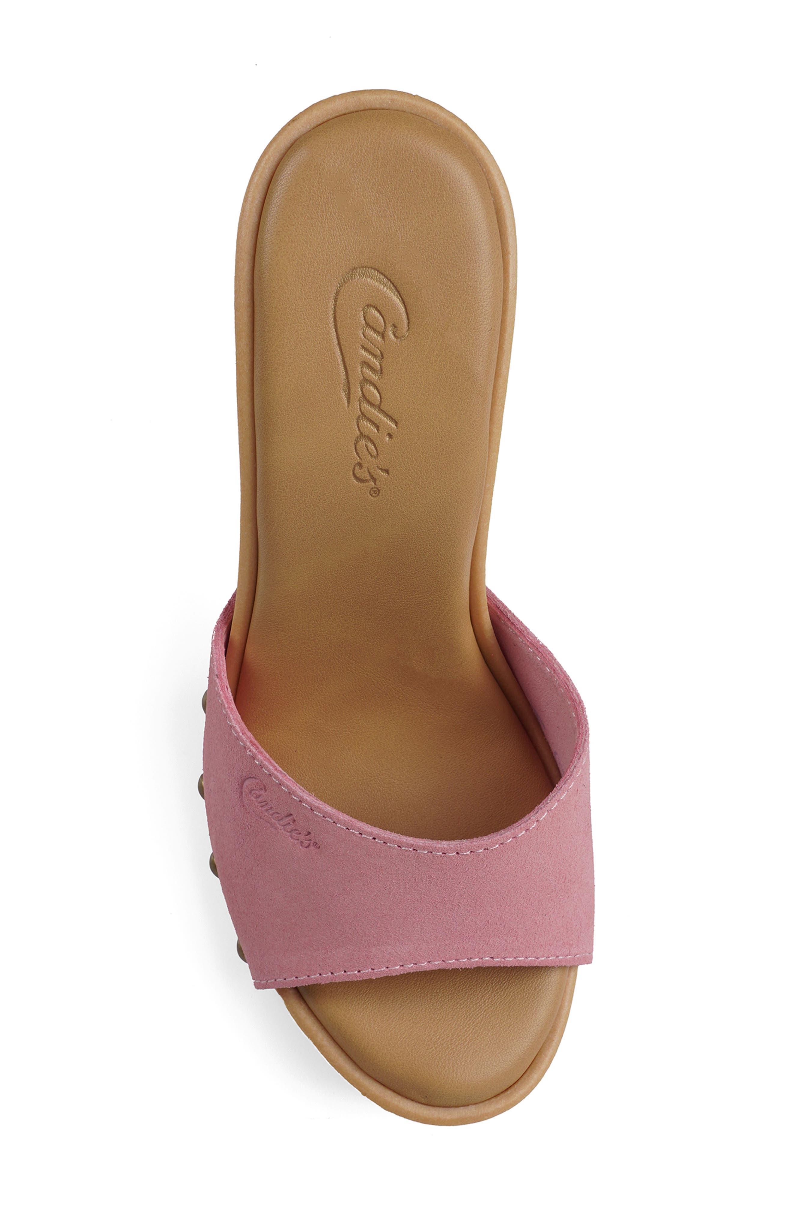 AntonellaOMG Slide Sandal, Alternate, color, PINK SUEDE