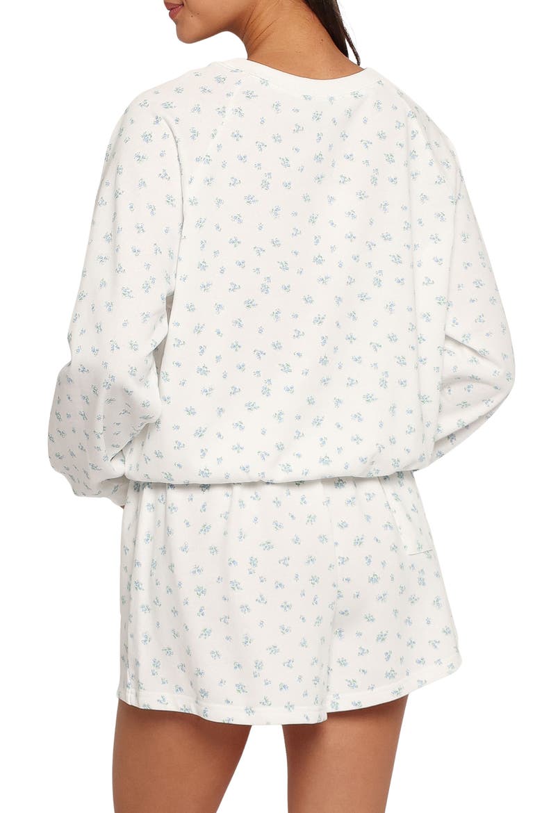 Hazel Sweatshirt, Alternate, color, BLUE DITSY FLORAL
