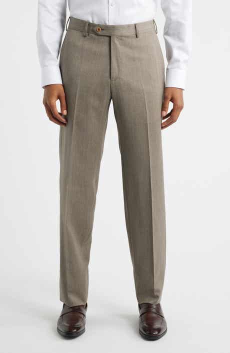 Parker Flat Front Wool Dress Pants