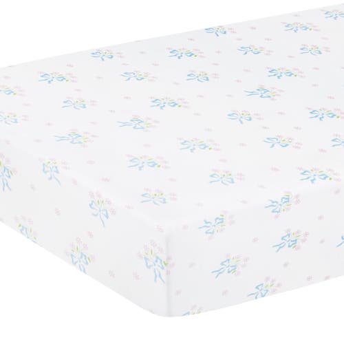 Little English Pima Crib Sheet In Blue