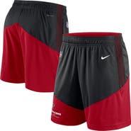 Nike Men's Nike Black/Red Atlanta Falcons Sideline Primary Lockup Performance Shorts