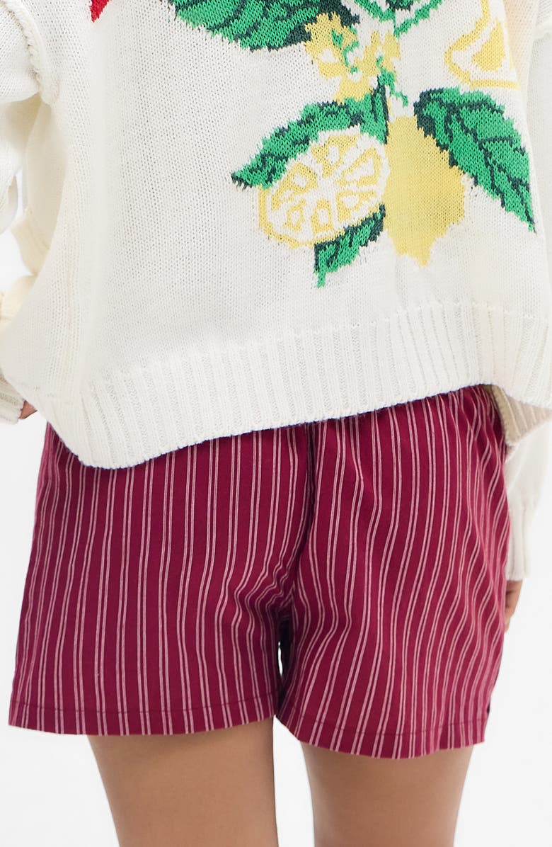 BDG Urban Outfitters Red Striped Boxer Shorts, Alternate, color, 