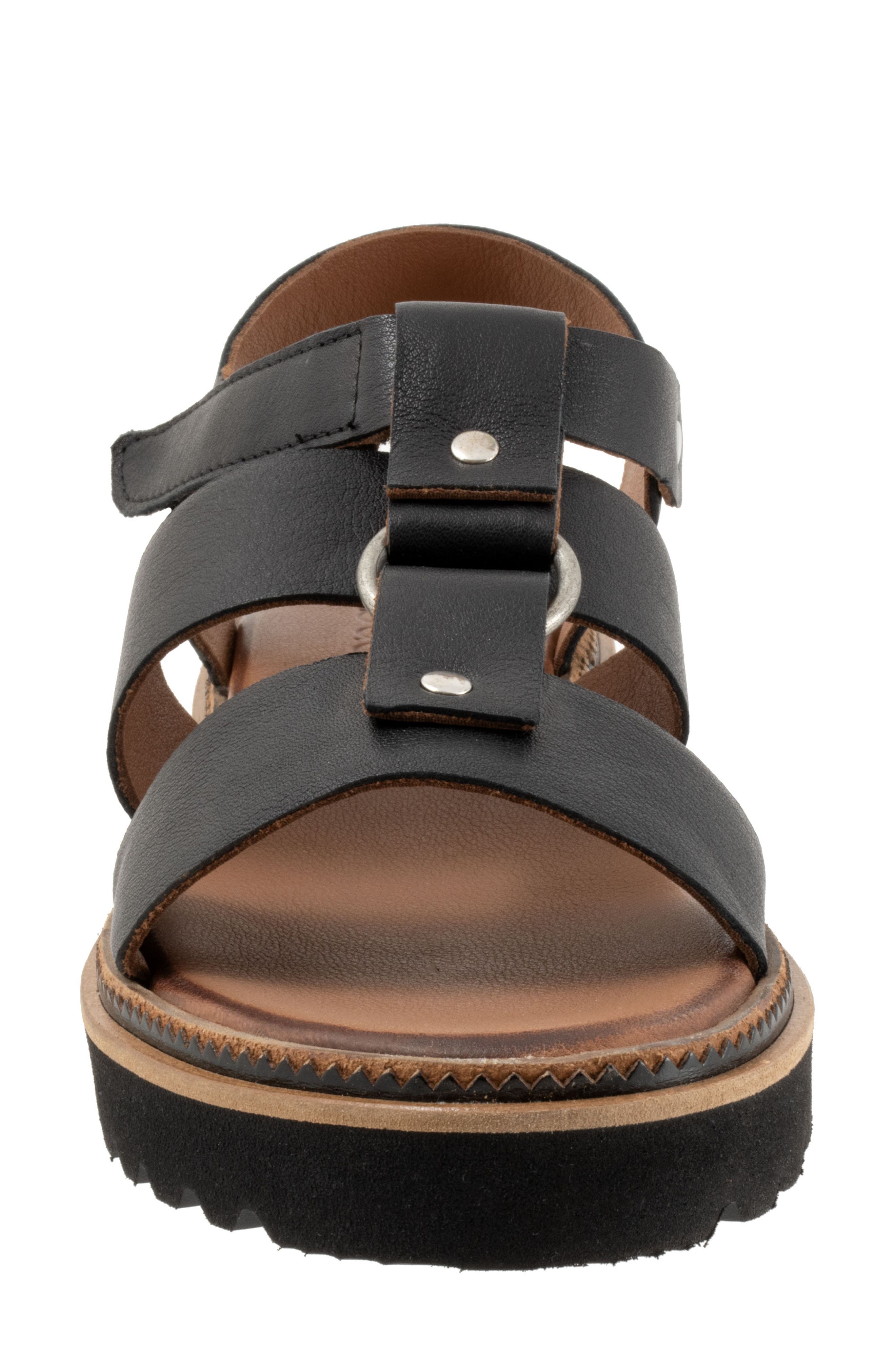 Bueno Athena Strappy Sandal, Alternate, color, Black