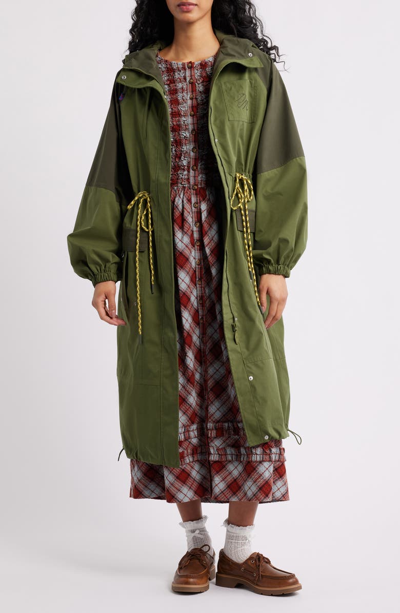 Damson Madder Logan Hooded Raincoat, Main, color,