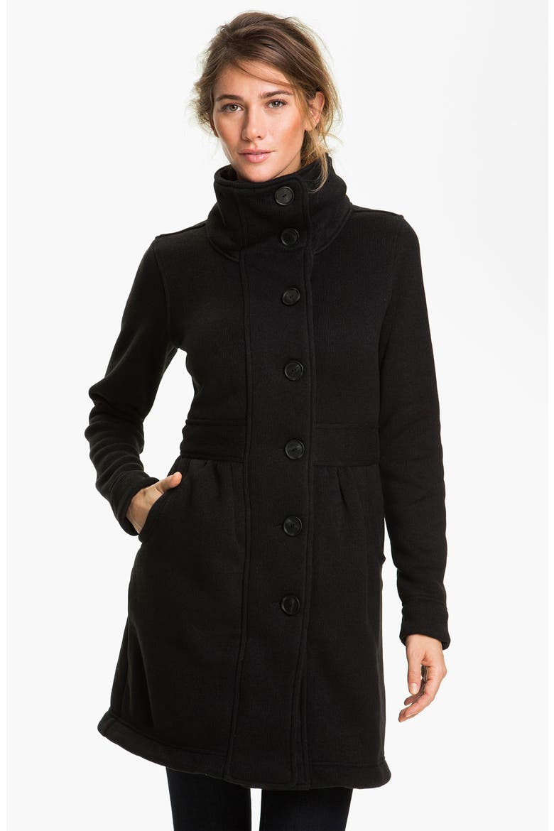 'Better Sweater' Coat, Main, color, BLACK