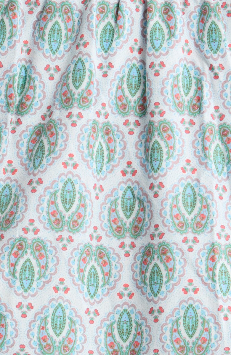 SUGARLIPS Pilar Gale Smocked Minidress, Alternate, color, White-Pastels