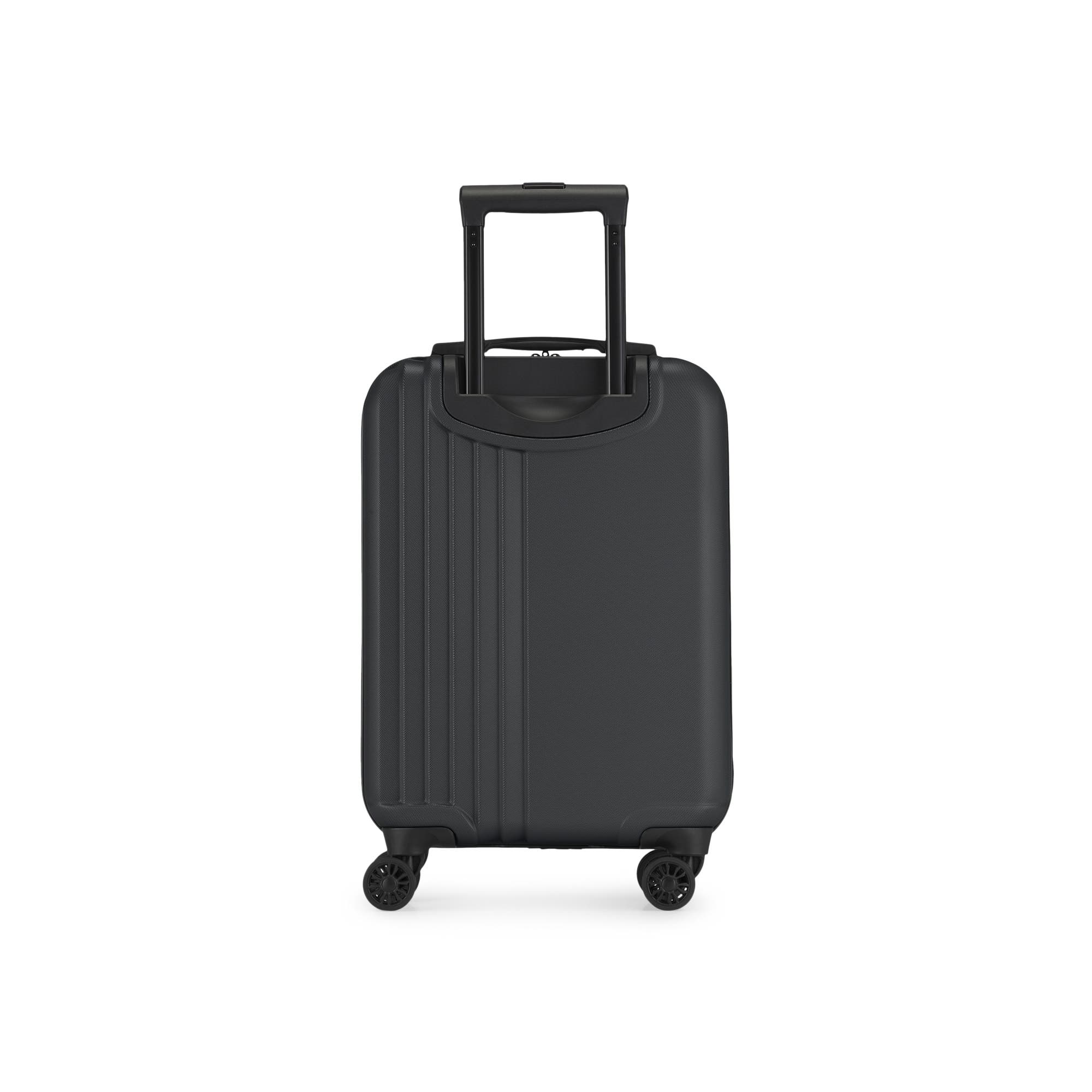 bugatti The Classic Hardside Carry-on Luggage with Double Wheels, Alternate, color, Black