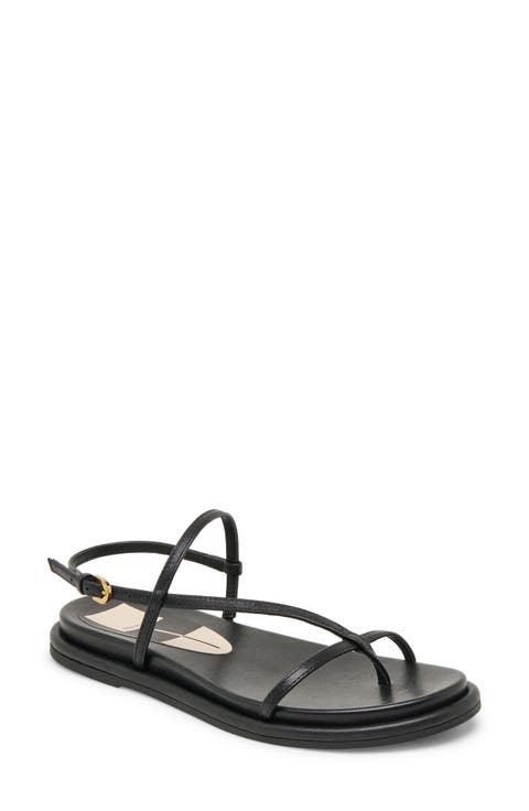 Women's Black Flat Sandals | Nordstrom