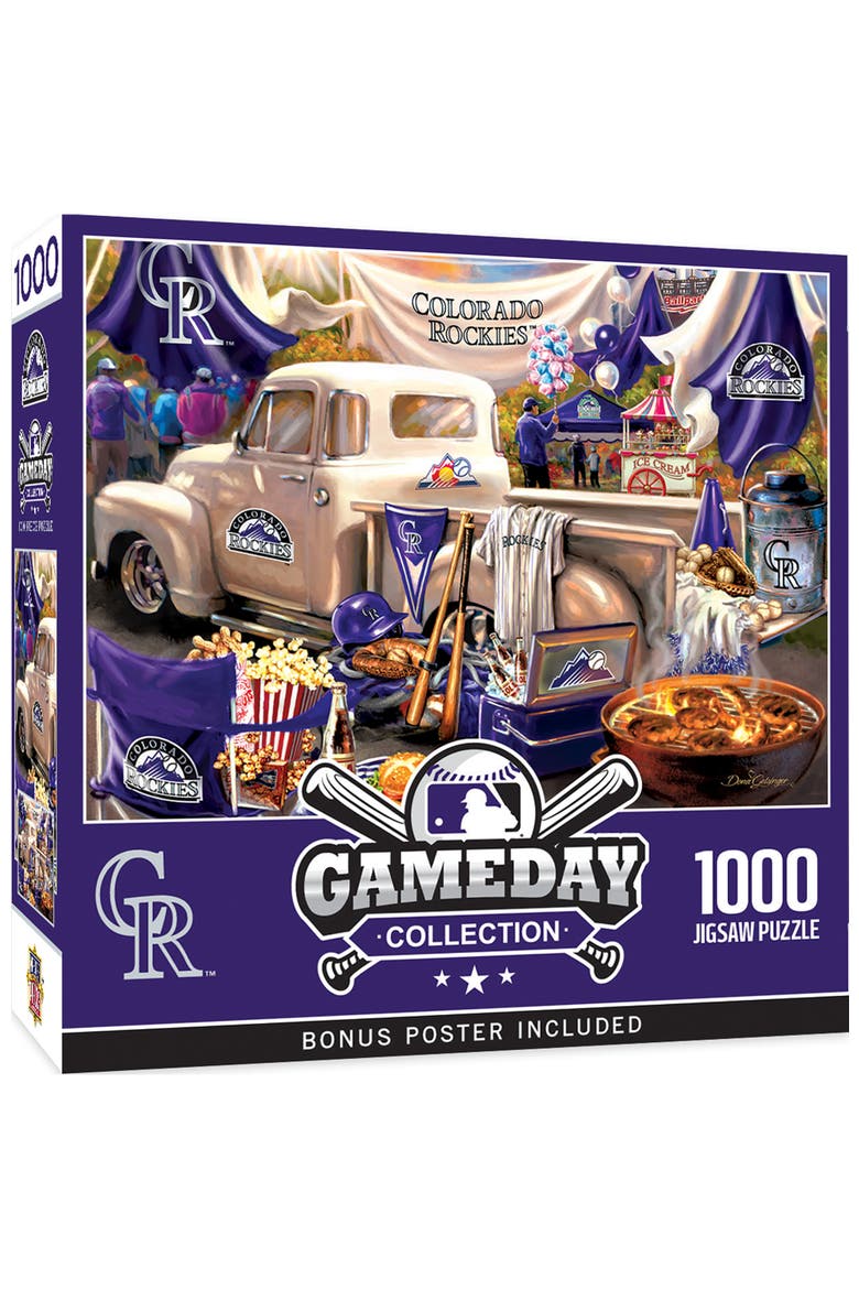 Colorado Rockies Gameday 1000pc Puzzle, Main, color, Multicolor