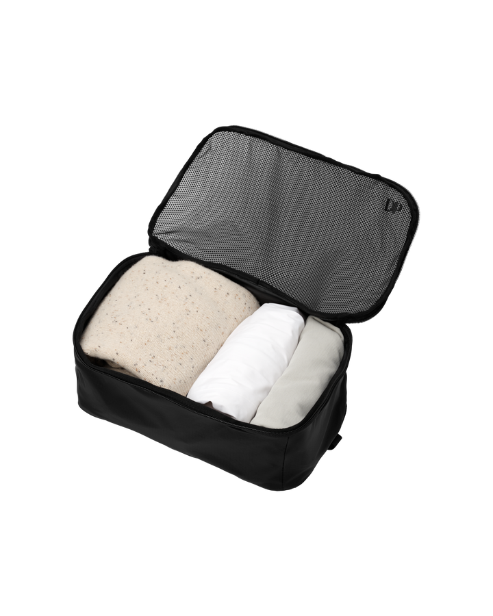 D_b_ Essential Packing Cube, Alternate, color, Black Out