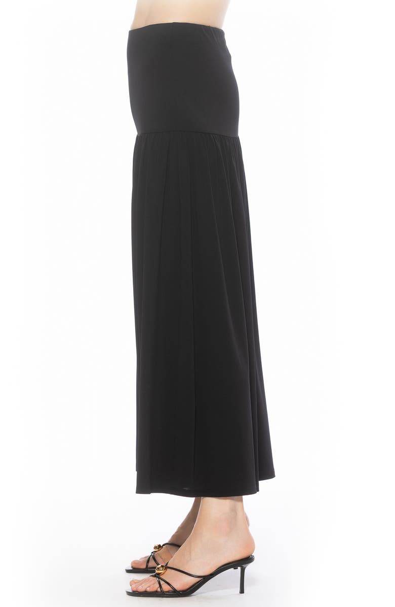 Alexia Admor Aven Drop Waist Maxi Skirt, Alternate, color, Black