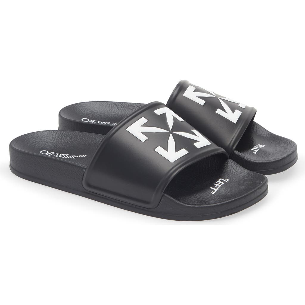 Off-white Arrow Pool Slide Sandal In Multi